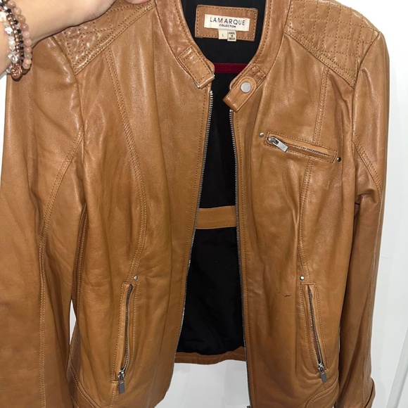 LaMaque Collection Seasonable Leather Jacket for Women (L) *NEW* - Picture 1 of 5